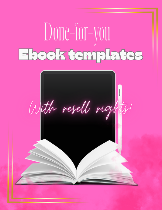 DFY Ebook templates